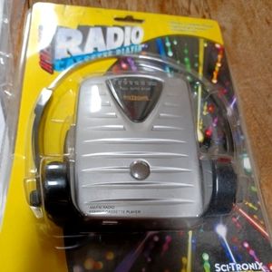 Vintage Walkman with radio&cassette tape player